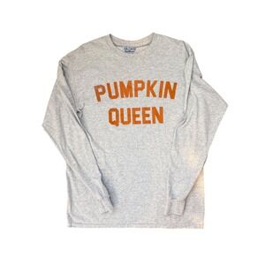 Boutique Women's Pumpkin Queen Graphic Long Sleeve Tee